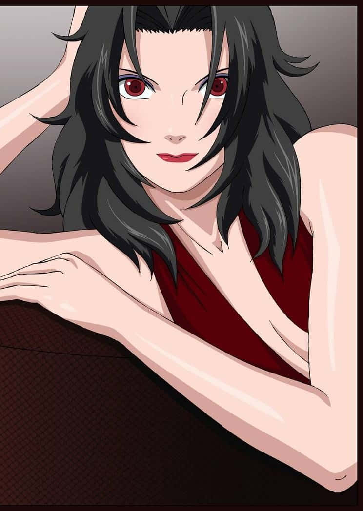 Caption: Kurenai Yuhi - A Fierce And Skilled Kunoichi Of Konohagakure Wallpaper