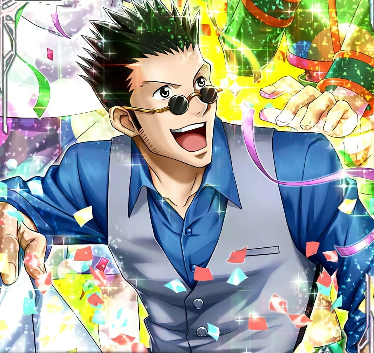 Caption: Leorio Paradinight, A Sharp-dressed, Charismatic Protagonist Wallpaper