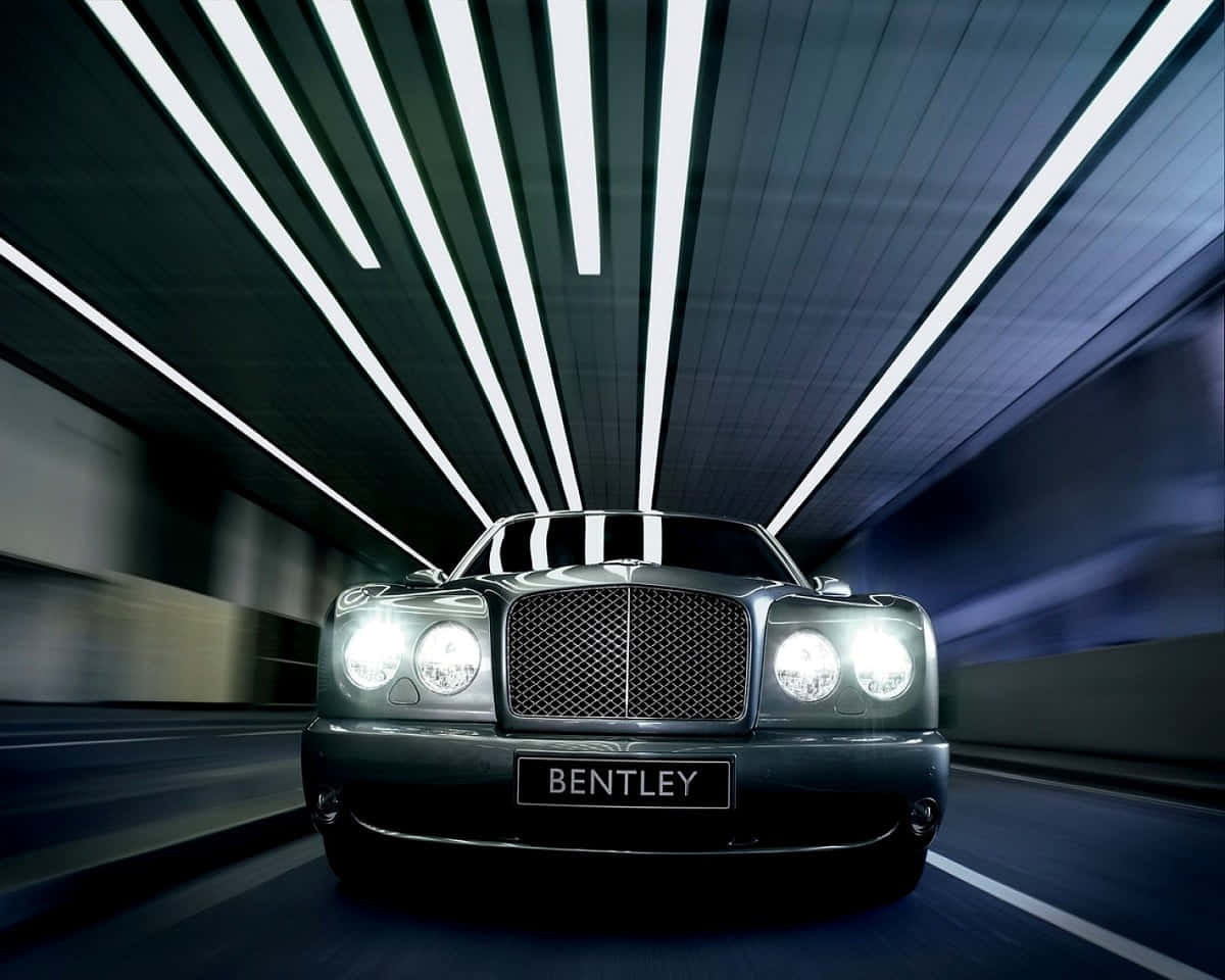 Caption: Luxurious Bentley Arnage Parked Wallpaper