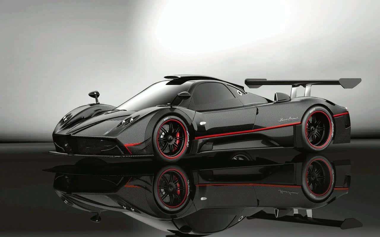 Caption: Marvelous Power Unleashed - The Pagani Huayra Wallpaper