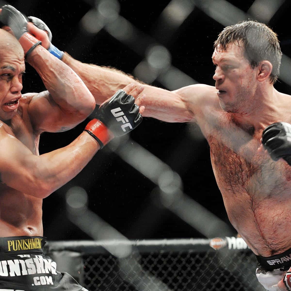 Caption: Mixed Martial Arts Competition: Forrest Griffin Vs Tito Ortiz Wallpaper