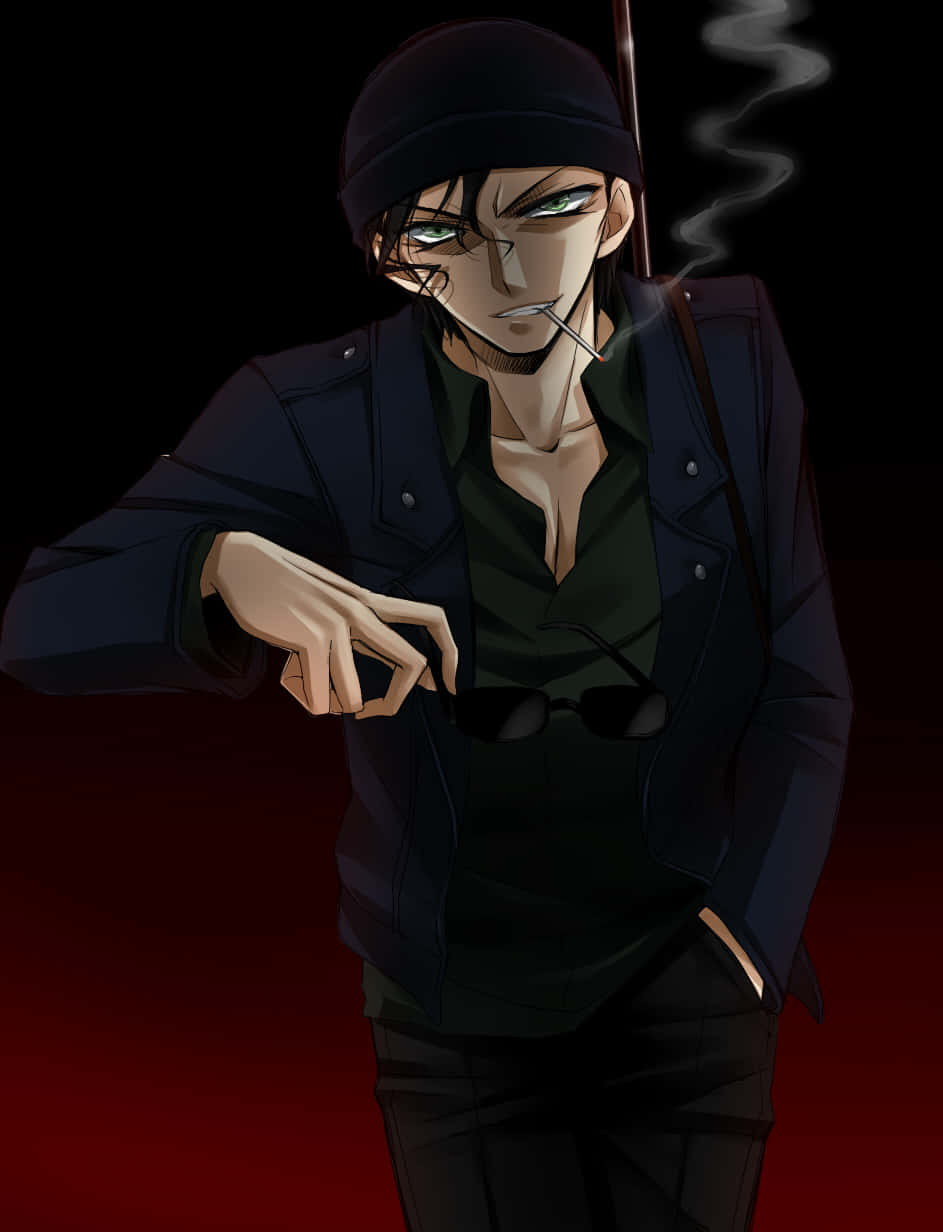 Caption: Mysterious Detective - Akai Shuichi Wallpaper