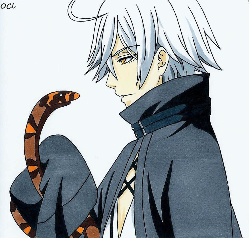 Caption: Mysterious Snake Of Black Butler Wallpaper