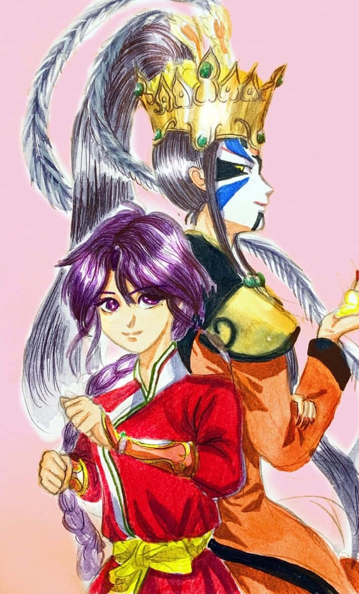 Caption: Nuriko Of Fushigi Yuugi In Full Glory Wallpaper