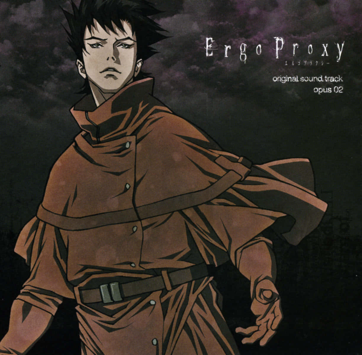 Caption: Pino From Ergo Proxy Amid Beautiful Scenery Wallpaper