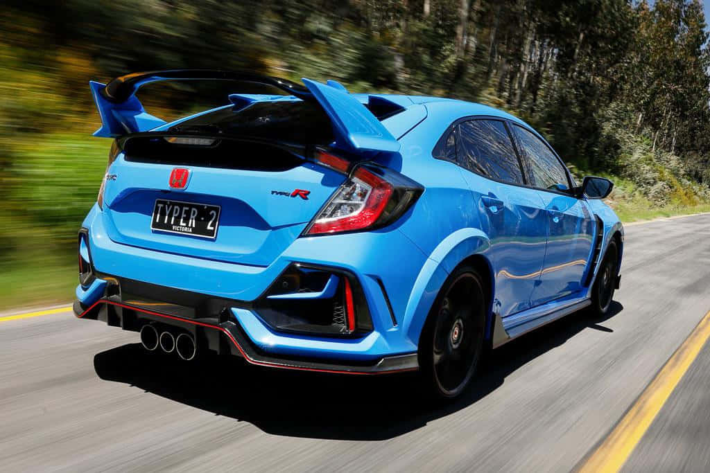 Caption: Power And Precision - Honda Civic Type R Wallpaper