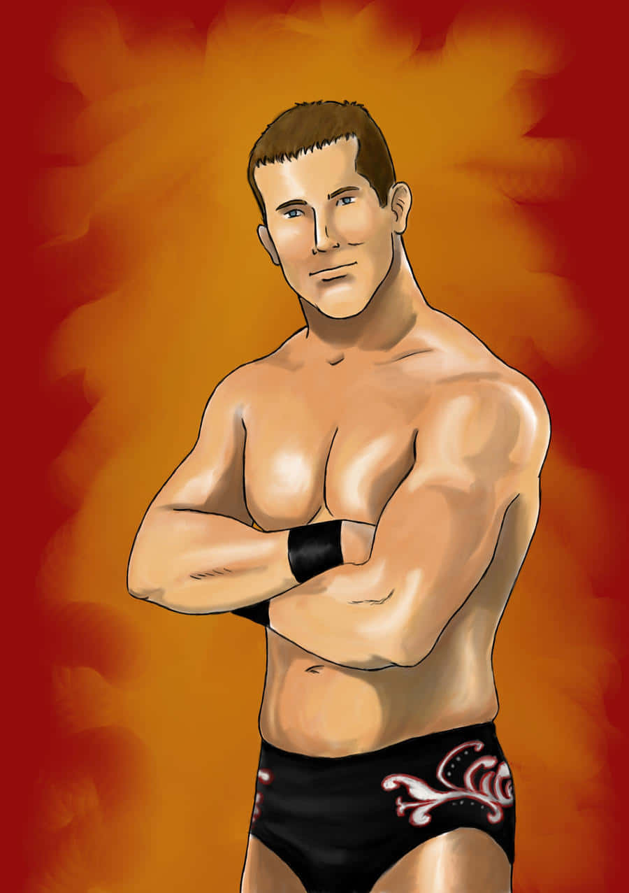 Caption: Professional Wrestler Ted Dibiase Jr. In Action Wallpaper