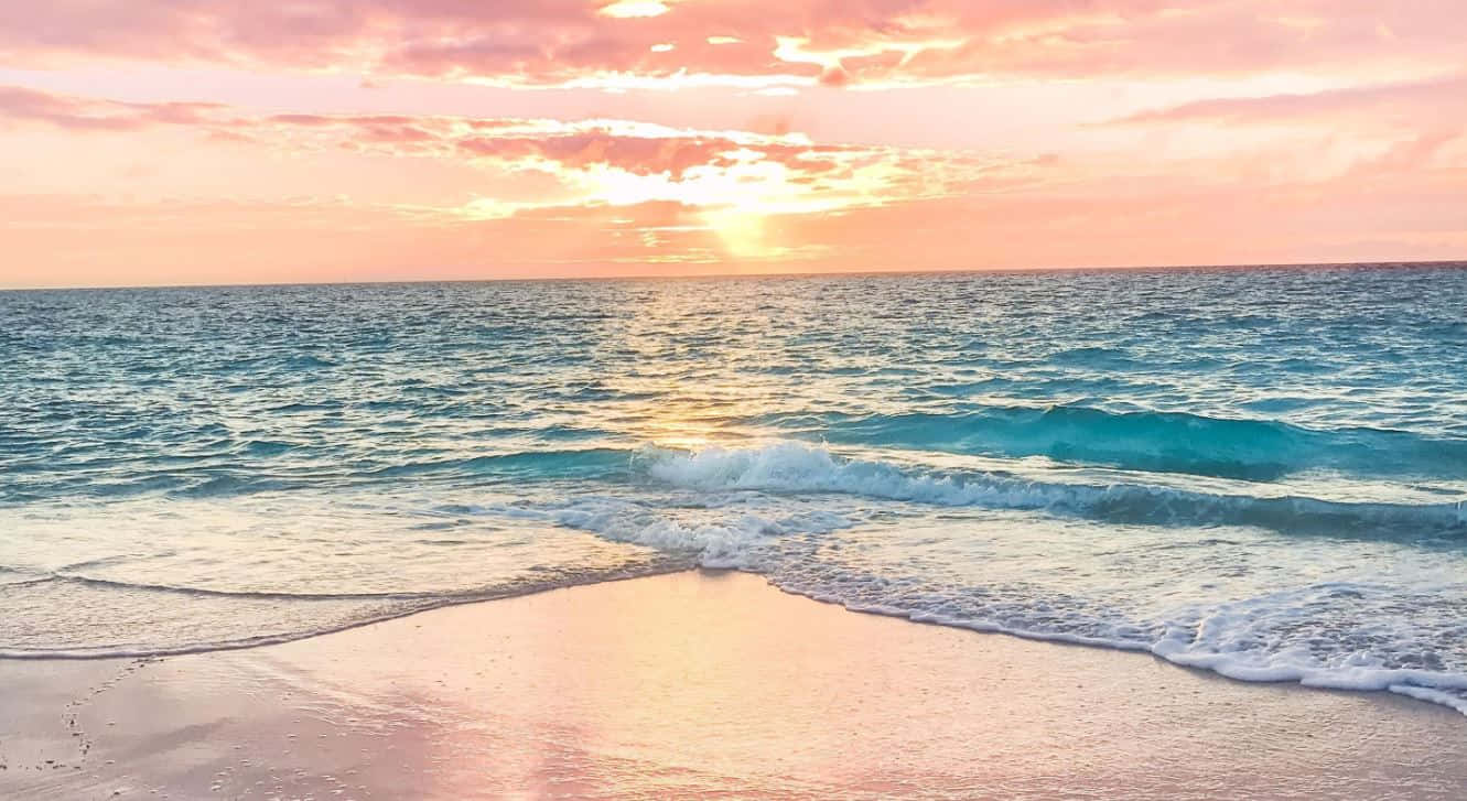 Caption: Refreshing Sea Breeze Along The Coast Wallpaper