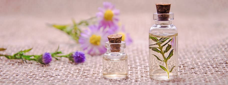 Caption: Rejuvenating Ayurveda Essential Oils Wallpaper