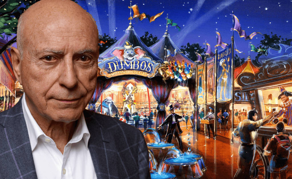 Caption: Renowned Actor Alan Arkin In Live-action Movie Dumbo Wallpaper