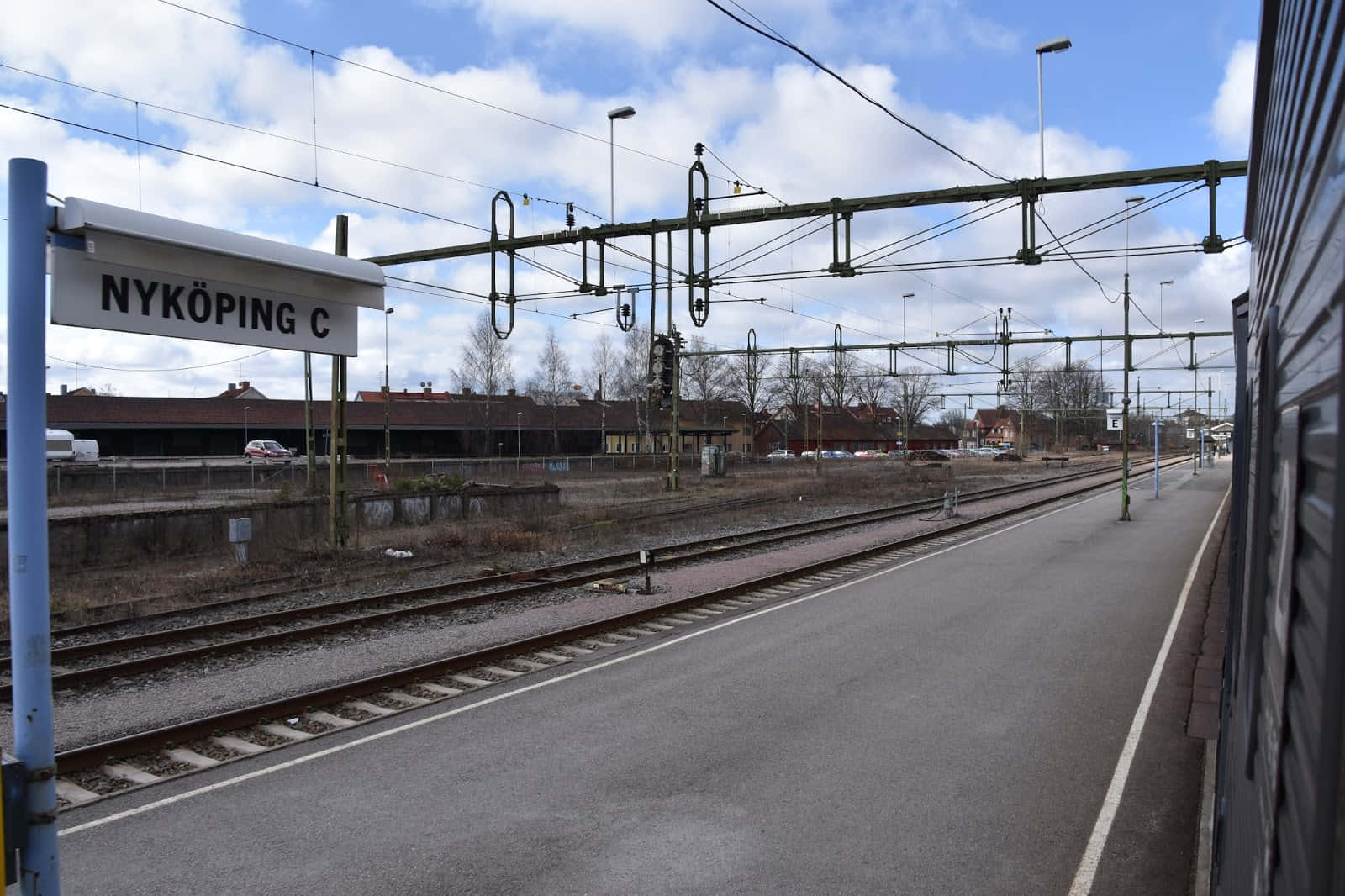 Caption: Scenic Overlook Of Nyköping, Sweden Wallpaper