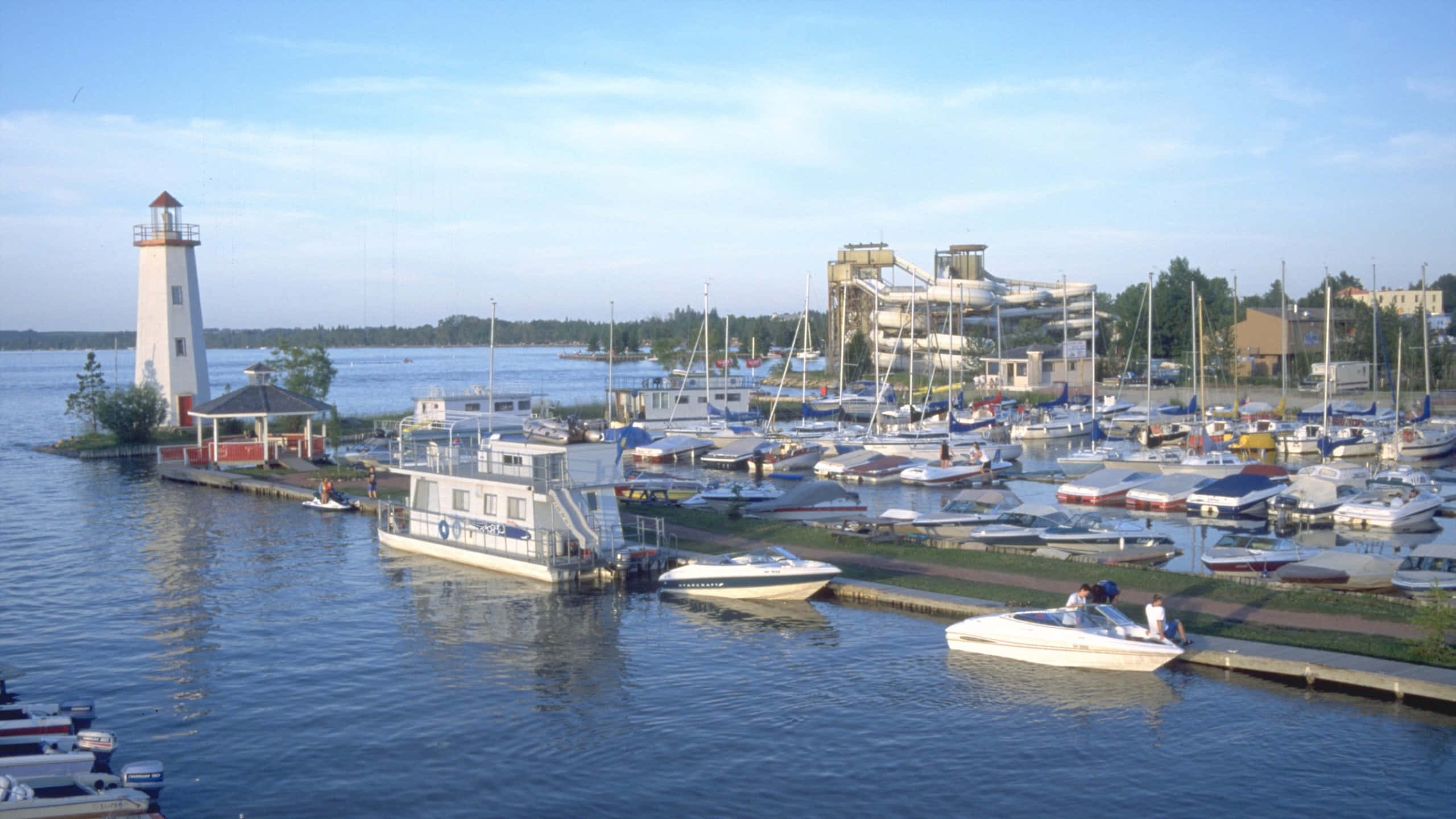 Caption: Serene Landscape Of Red Deer, Canada. Wallpaper