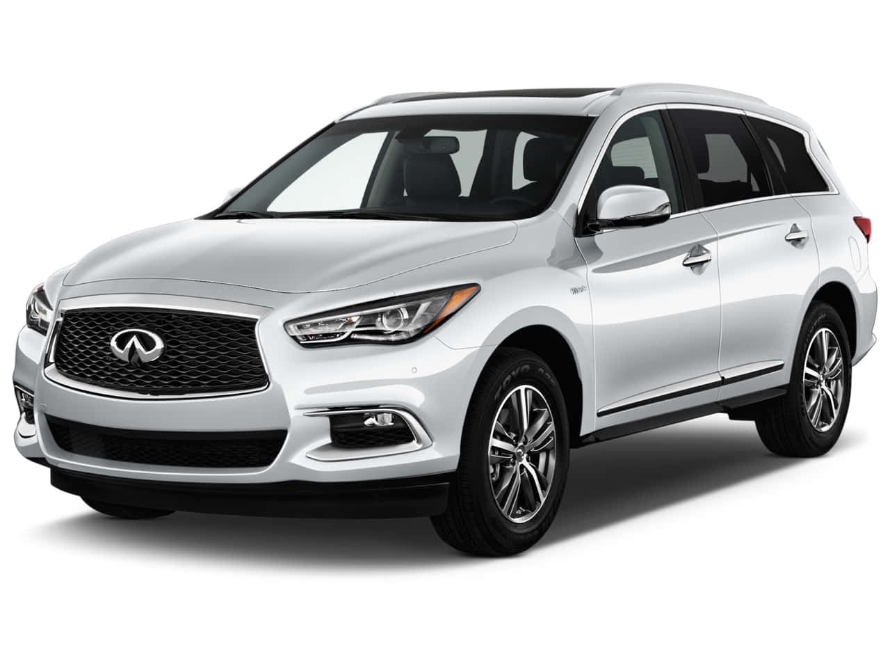 Caption: Sleek And Stylish Infiniti Qx60 On The Open Road Wallpaper