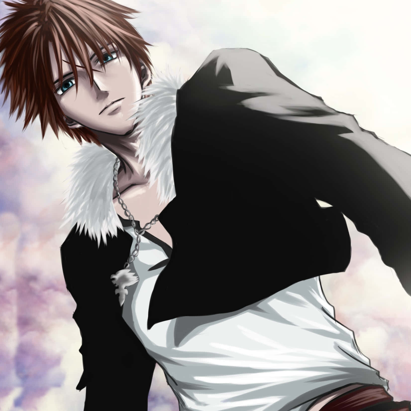 Caption: Squall Leonhart - The Resilient Warrior Wallpaper