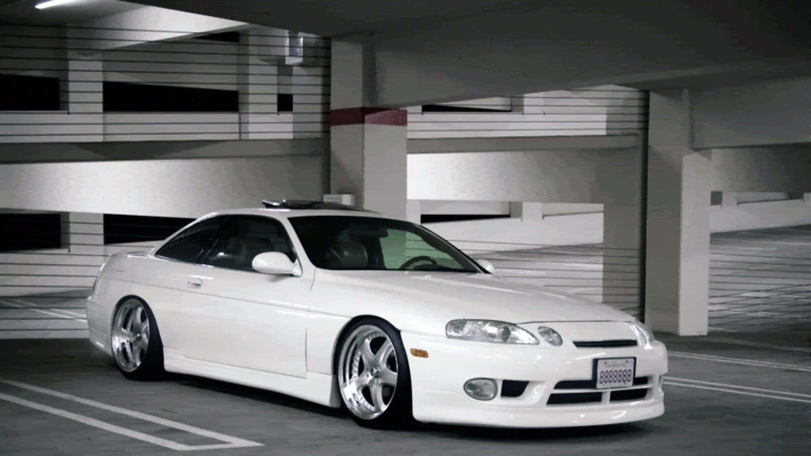 Caption: Stunning Lexus Sc 300 In Action Wallpaper