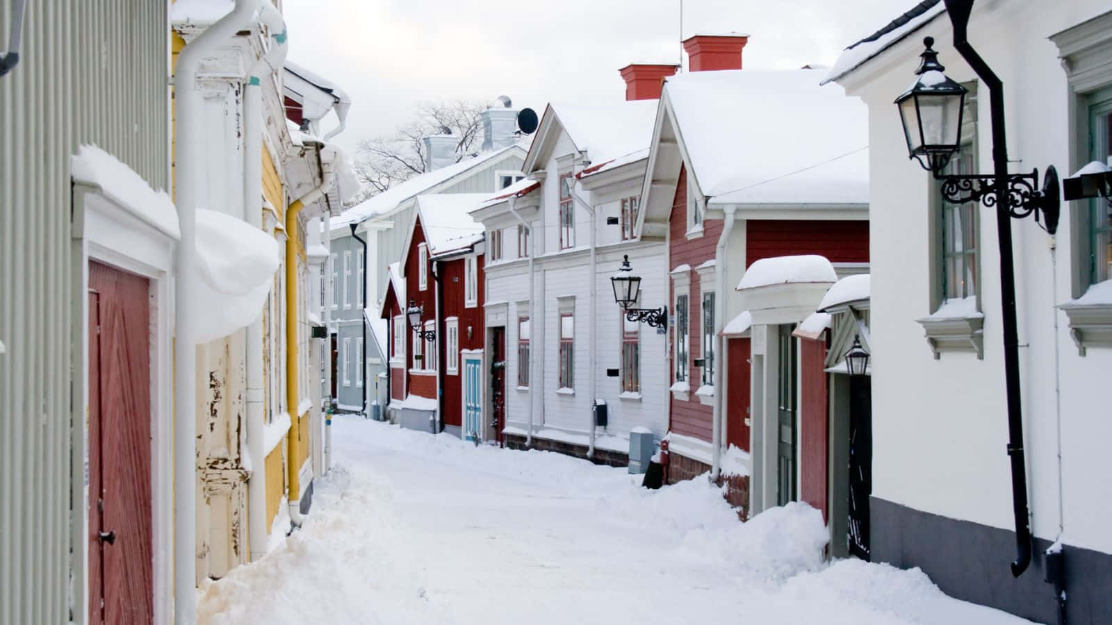 Caption: Stunning Panorama View Over Gävle, Sweden Wallpaper