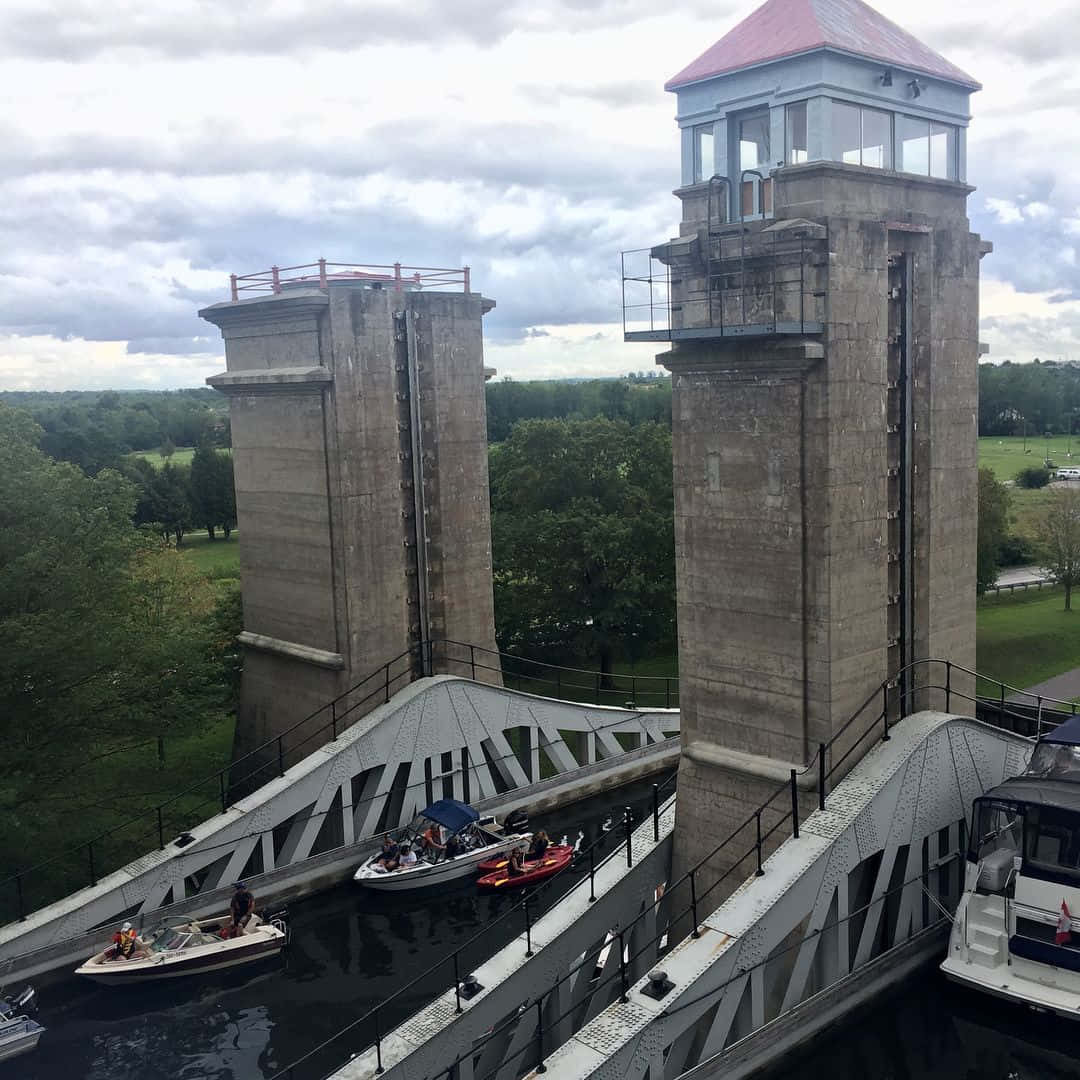 Caption: Stunning View Of [landmark] In Peterborough, Uk Wallpaper