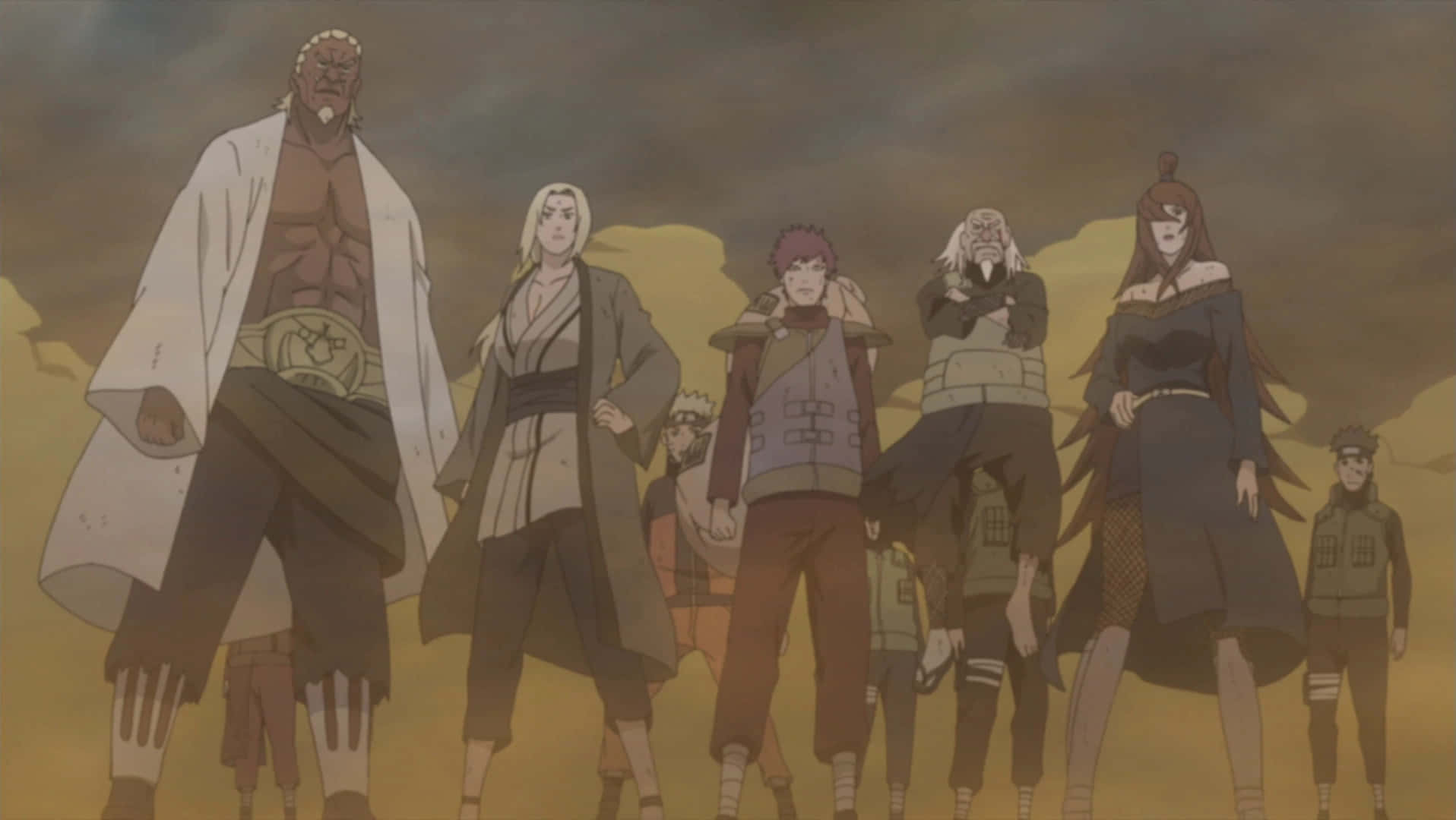 Caption: The Five Kage Summit In The World Of Naruto Wallpaper