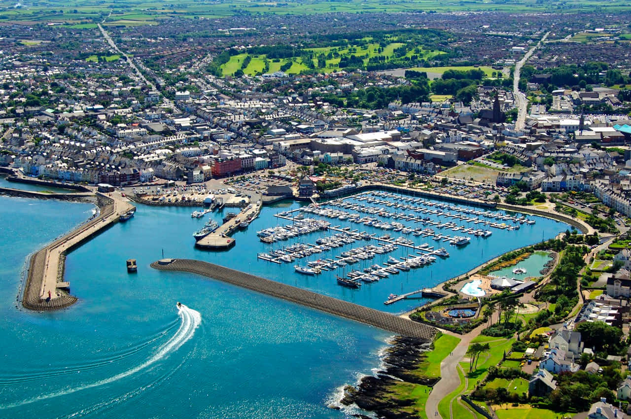 Caption: The Scenic Beauty Of Bangor, United Kingdom Wallpaper