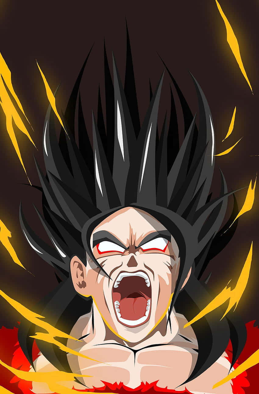 Caption: Vegeta Super Saiyan 4 Unleashed Wallpaper