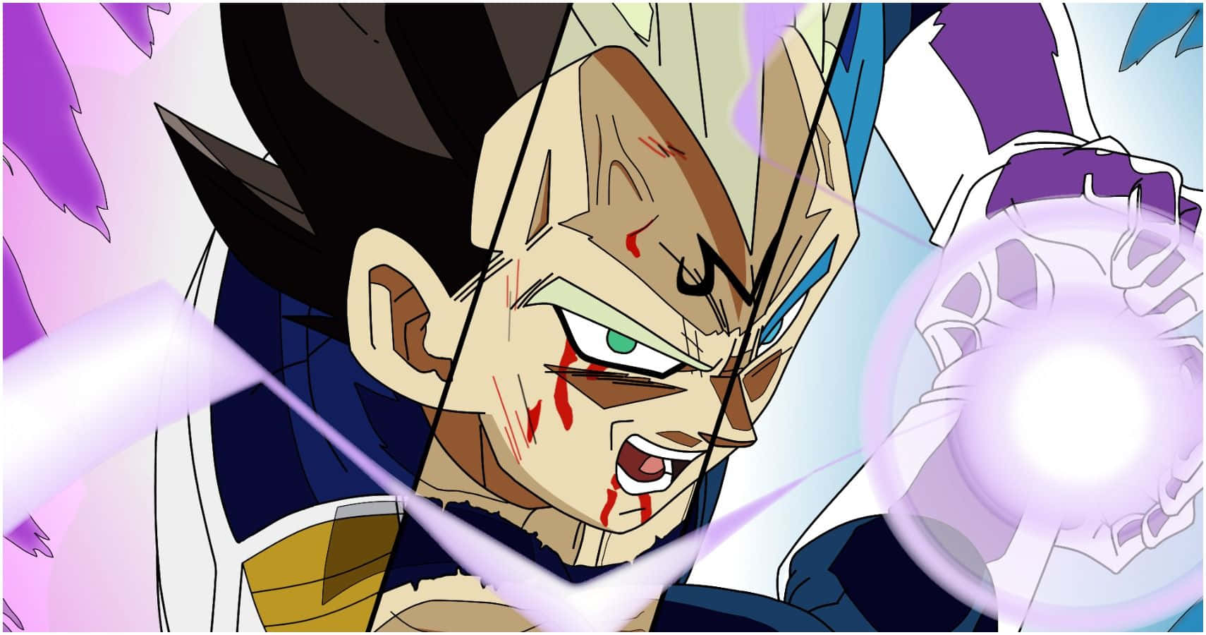 Caption: Vegeta Unleashing The Powerful Galick Gun Wallpaper