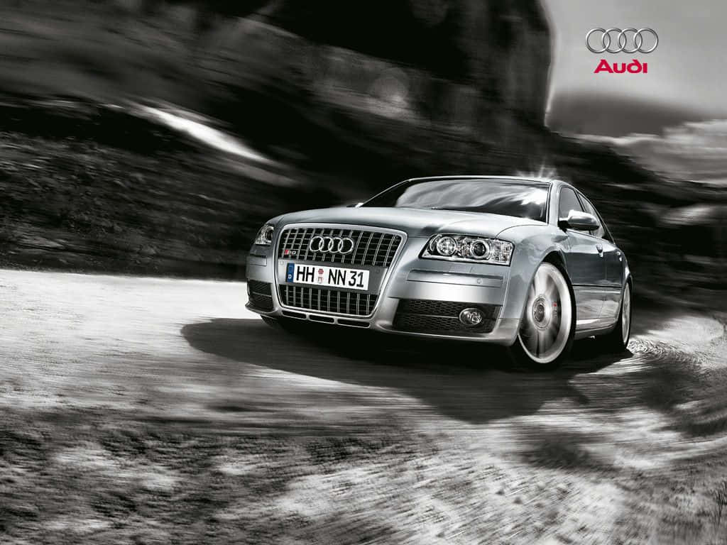 Captivating Audi S8 In Motion Wallpaper