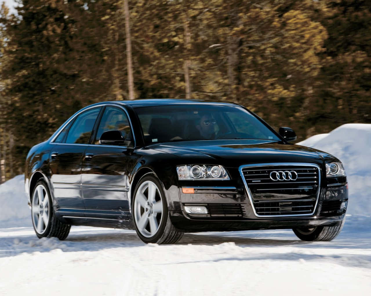 Captivating Audi S8 Luxury Sedan Wallpaper