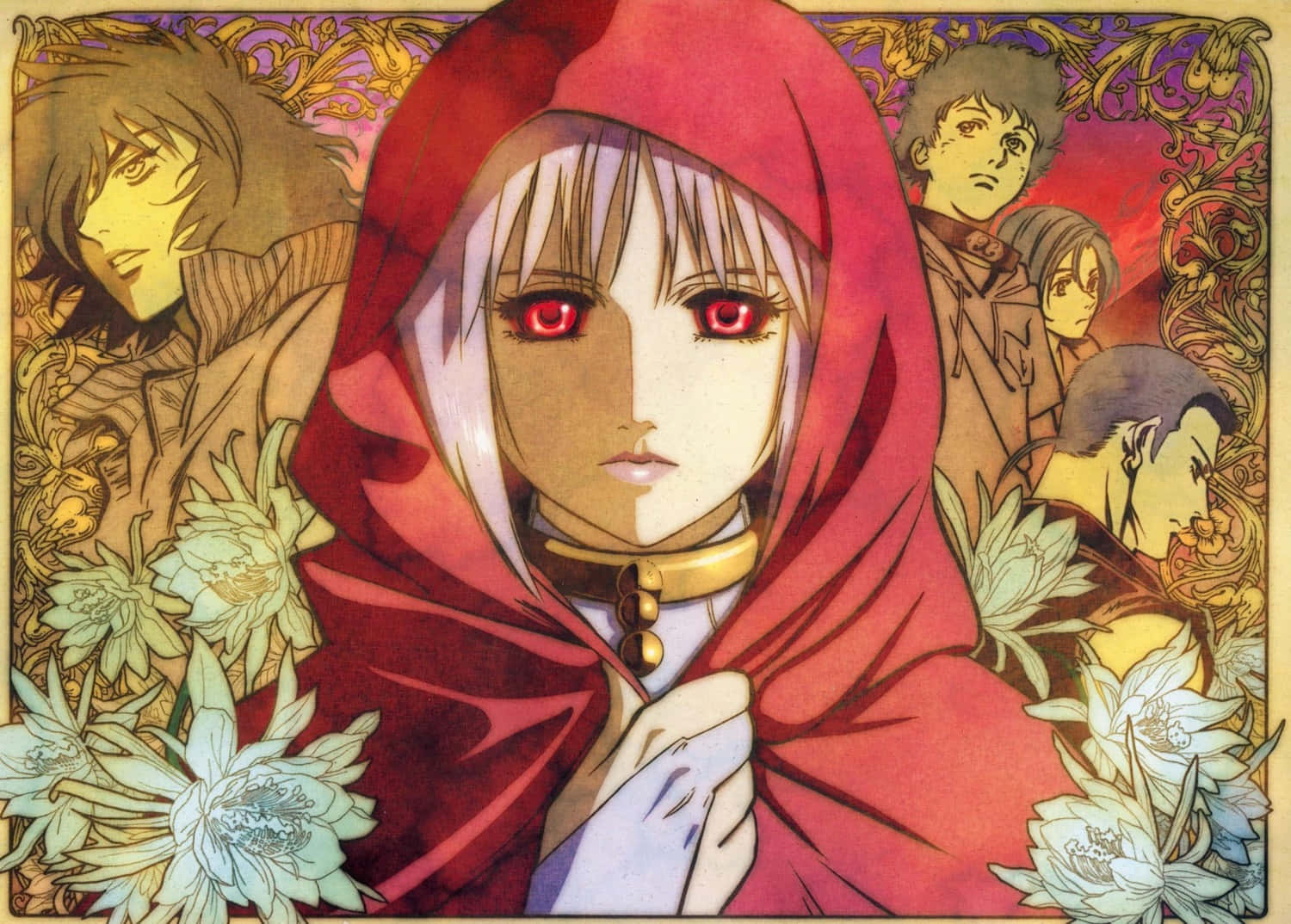 Captivating Cheza: The Flower Maiden Of Wolf's Rain Wallpaper