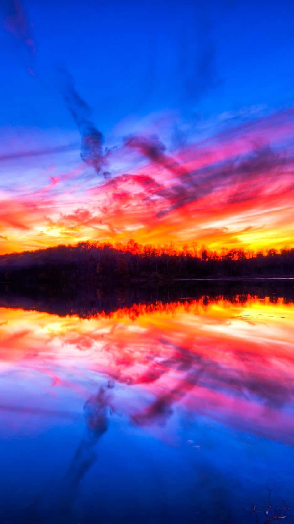 Captivating Colorful Sunset Wallpaper