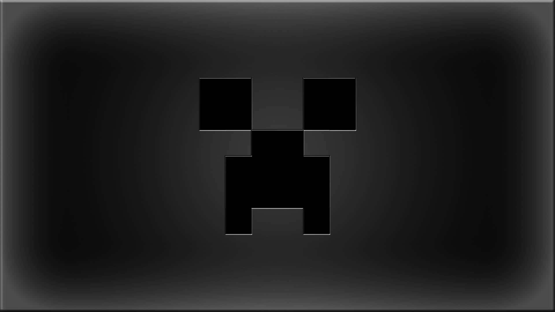 Captivating Creeper Face Creative Design Wallpaper