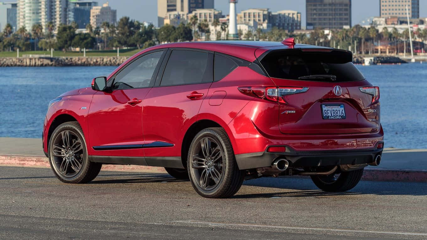 Captivating Elegance: 2022 Acura Rdx In Full Glory Wallpaper