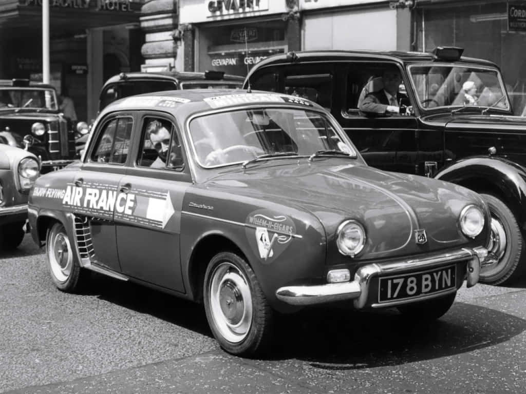 Captivating Elegance Of The Renault Dauphine Wallpaper