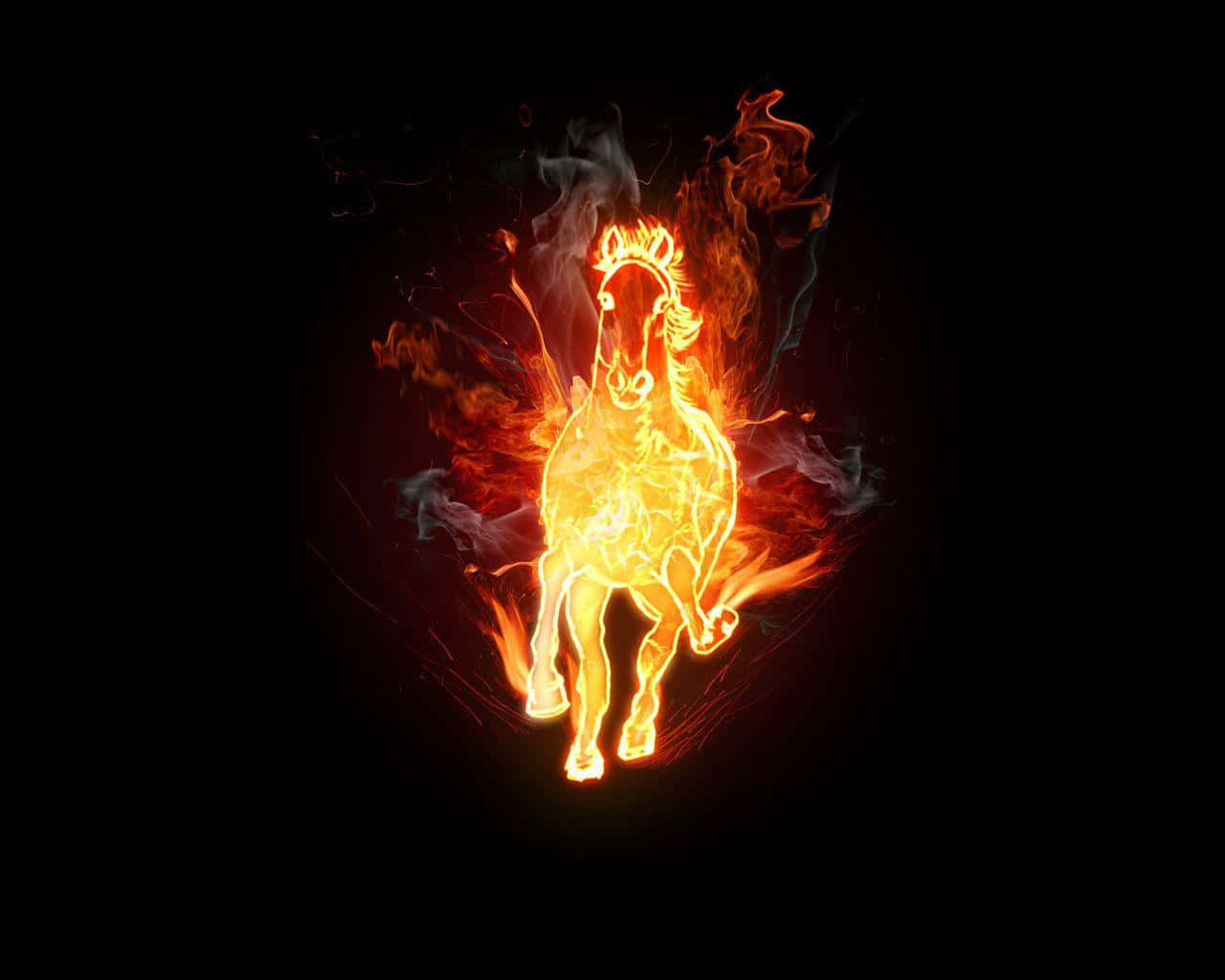 Captivating Flames: A Stunning 3d Fire Visualization Wallpaper