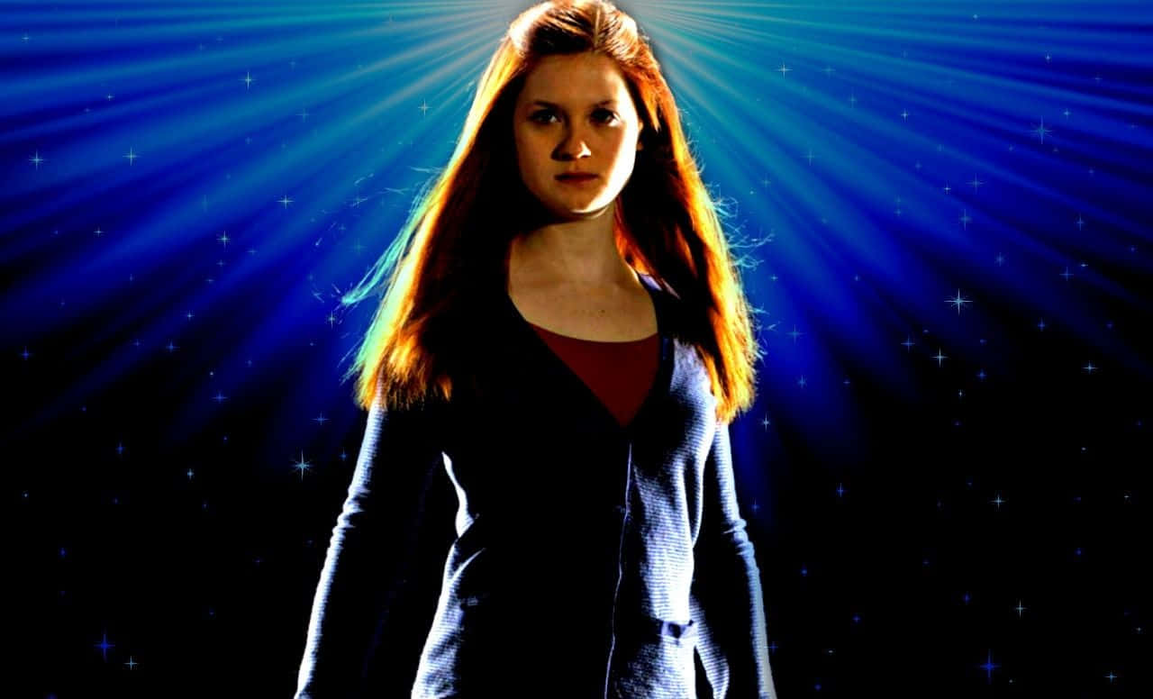 Captivating Ginny Weasley: Embracing Courage And Magic Wallpaper