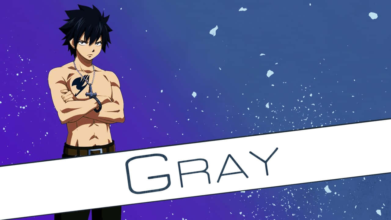 Captivating Gray Fullbuster From Fairy Tail Wallpaper