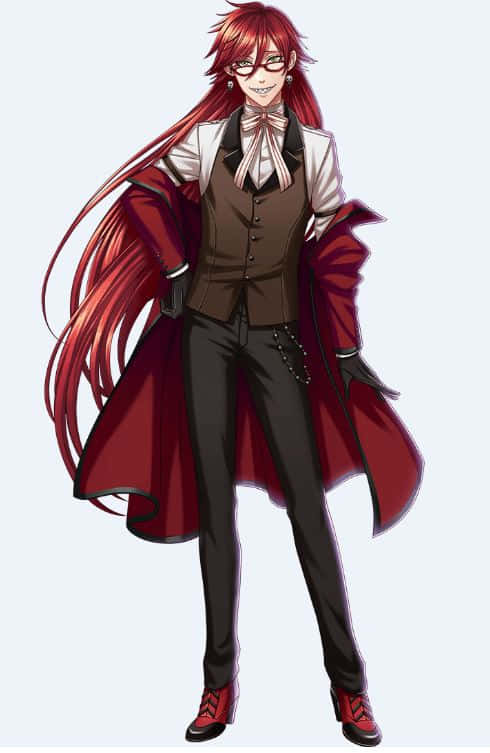 Captivating Grell Sutcliff From Black Butler Wallpaper