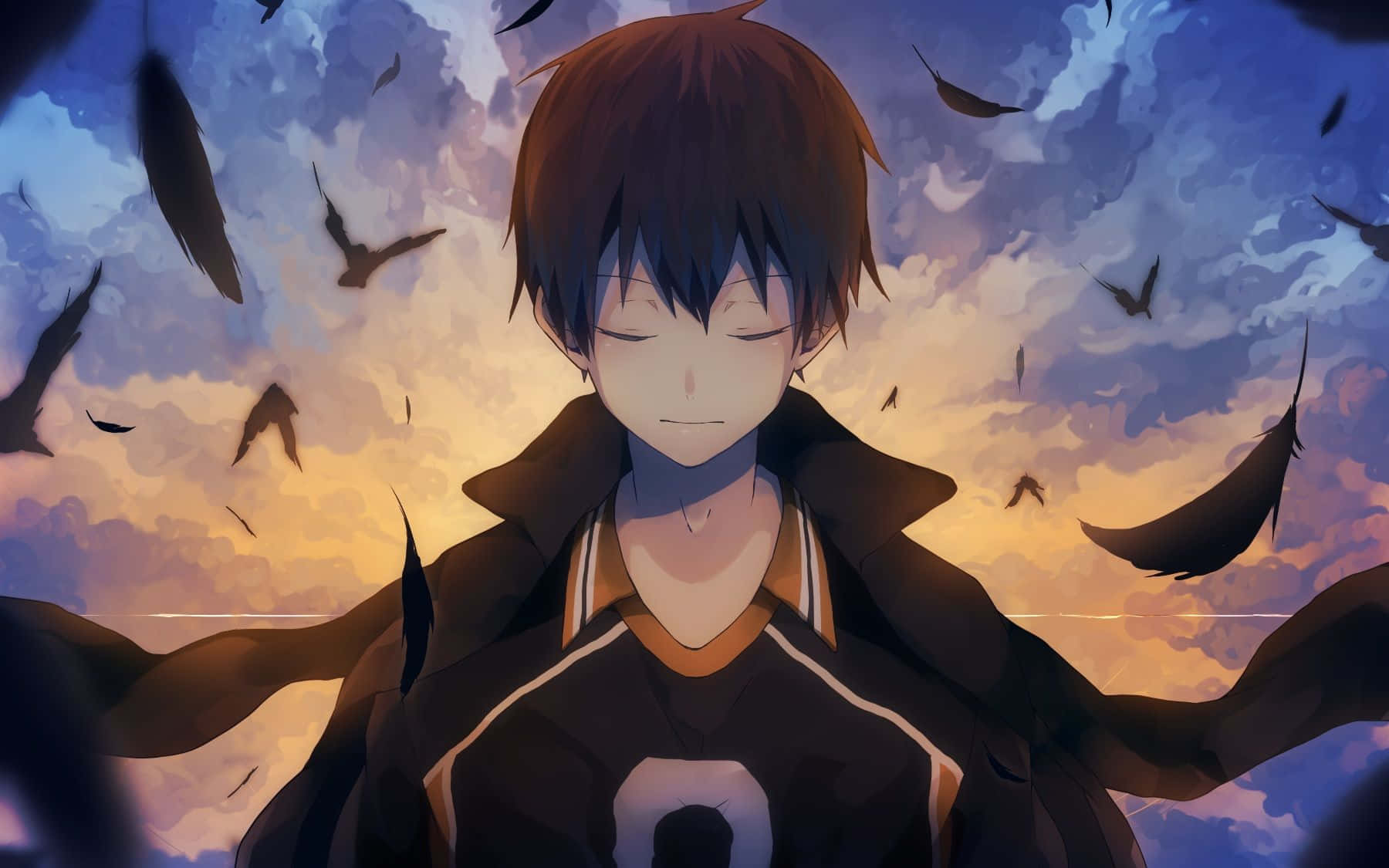 Captivating Haikyuu Fan Art Of Key Characters Wallpaper