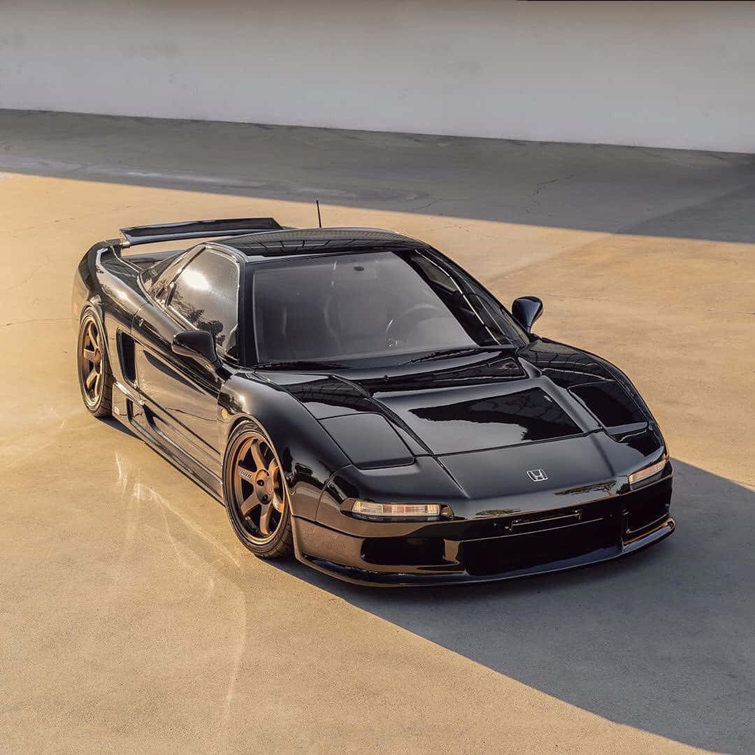 Captivating Honda Nsx In Motion Wallpaper