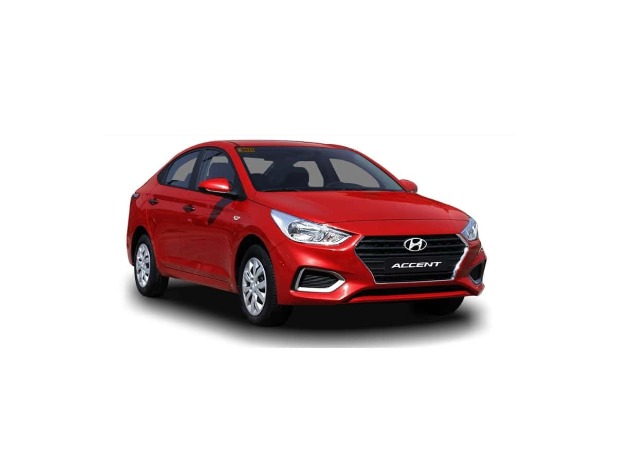 Captivating Hyundai Accent In Action Wallpaper