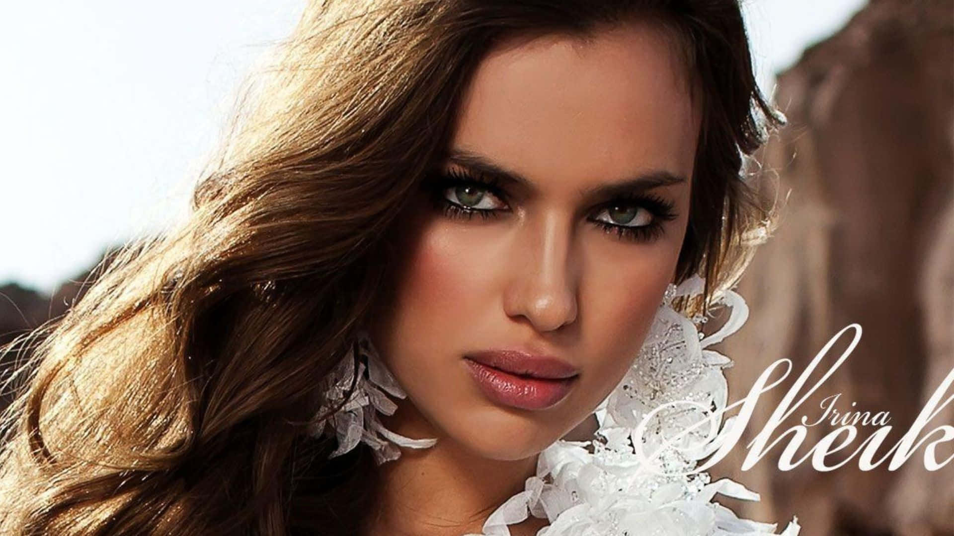 Captivating Irina Shayk Flashes Her Seductive Look Wallpaper