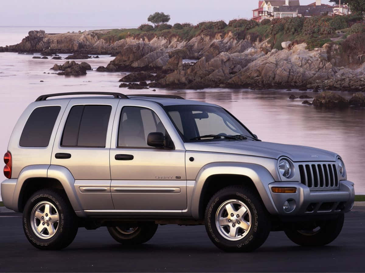 Captivating Jeep Liberty Off-roading Adventure Wallpaper