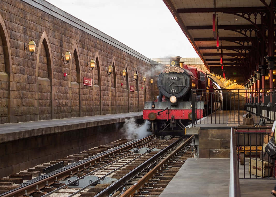 Captivating Journey Aboard The Hogwarts Express Wallpaper