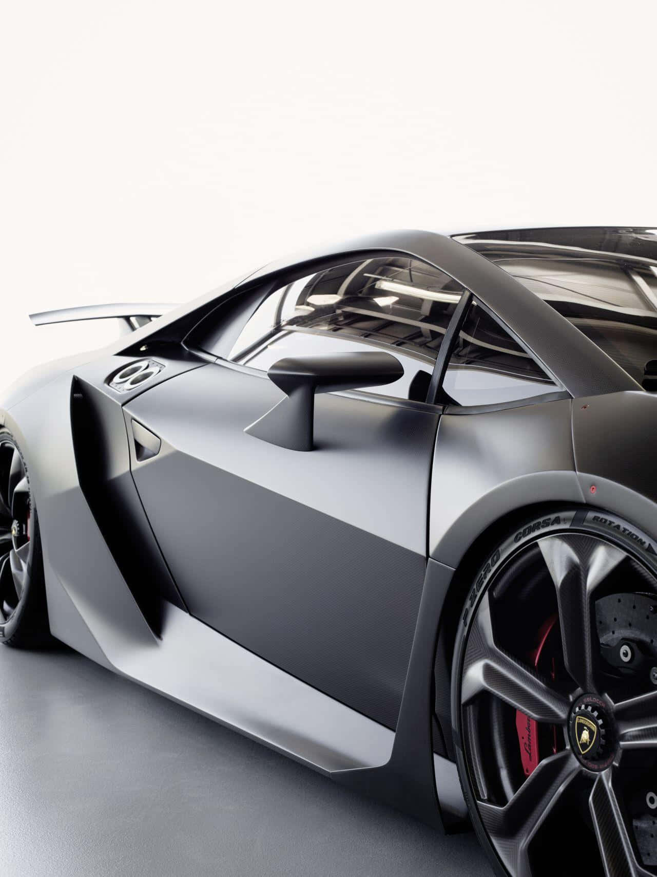 Captivating Lamborghini Sesto Elemento In Action Wallpaper