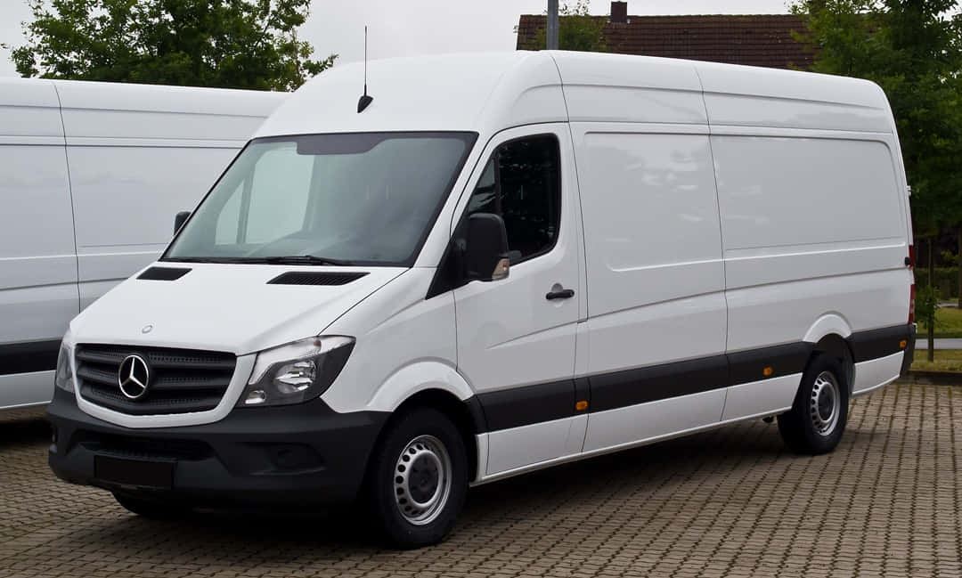 Captivating Mercedes Benz Sprinter In Action Wallpaper