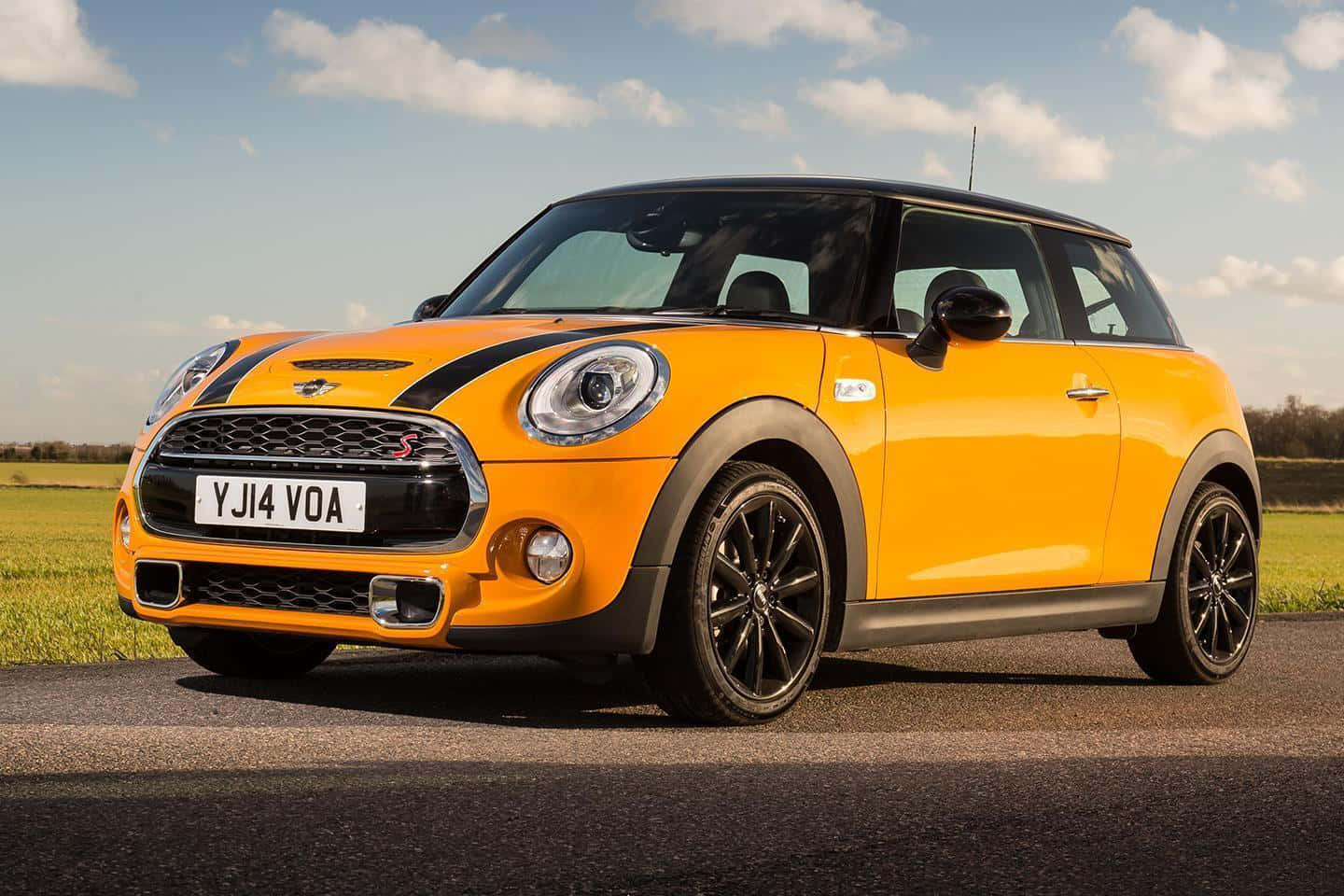 Captivating Mini Cooper S In Action Wallpaper