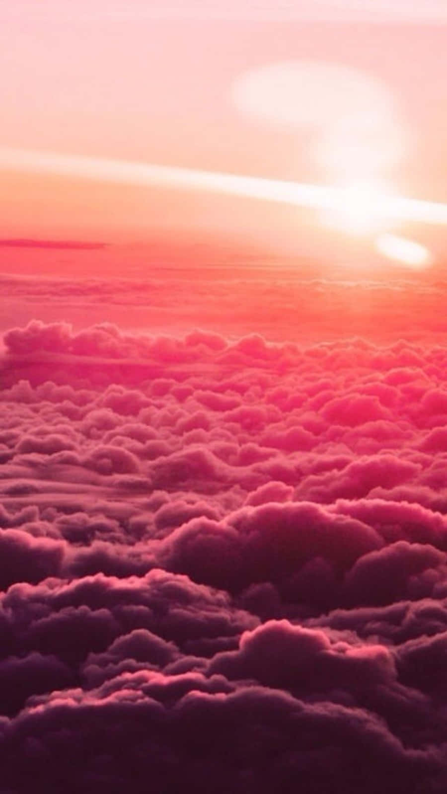 Captivating Pink Sky Wallpaper