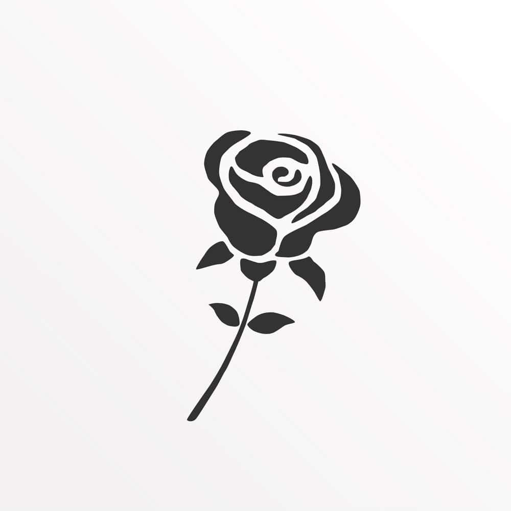 Captivating Red Rose Symbol Wallpaper