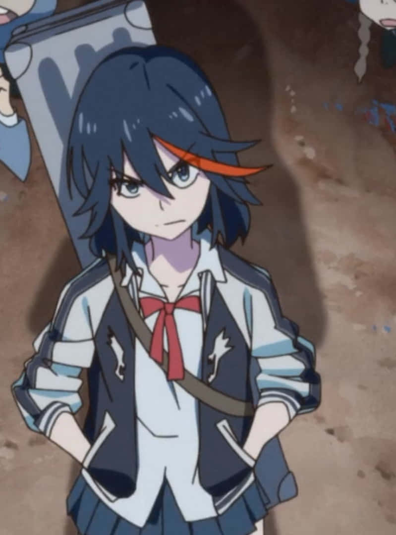 Captivating Ryuko Matoi In Action Wallpaper