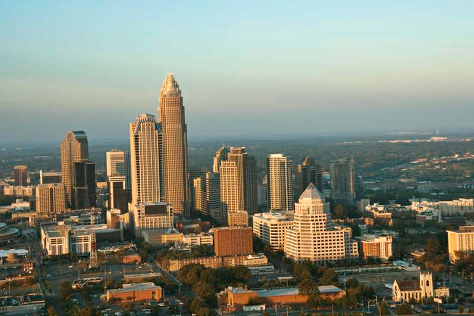 Captivating Skyline Of Charlotte, North Carolina. Wallpaper