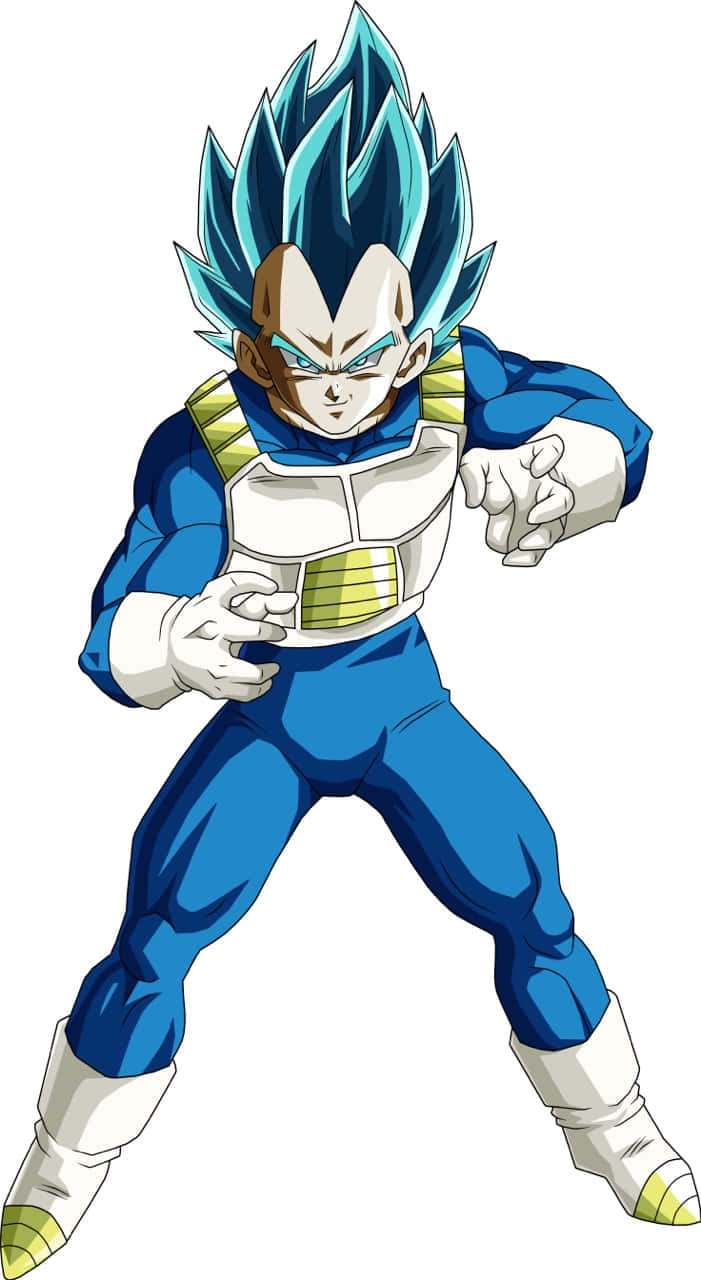 Captivating Vegeta Super Saiyan Blue Transformation Wallpaper